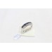 Sterling Silver 925 Women's Band Ring Natural Blue Sapphire Gem Stones P 957